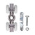 Shower Door Sliding Wheel Suspension Outer Pulley Roller Replacement Accessories 22mm