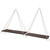 2pcs Wooden Wall Storage Rack Sling Rope Hanging Plant Flower Pot Shelves Home DecorationsAntique