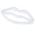 LED Neon Light Lip Shape USB Or Battery Powered Decoration Night Light for Bedroom Bar Festival