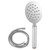 G1/2in Thread Handheld Shower Head High Pressure Round Showerhead Shower Sprayer for Home Bathroom(Shower HeadHose )