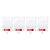 4 Set LED Closet Lights 7 LED Sensor Under Cabinet Lights with 2700K Warm White Light for Wardrobe Cupboard Drawer