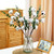 Artificial Cotton Flower 4 Heads Simulated Lifelike Fake Flower Decoration for Home Wedding Store