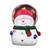 Christmas Snow Globe Color Changing Lighted Christmas Crystal Ball Decor Resin Glass Christmas Ball Ornaments Big Headed Large Snowman