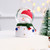 Christmas Snow Globe Color Changing Lighted Christmas Crystal Ball Decor Resin Glass Christmas Ball Ornaments Big Headed Large Snowman
