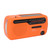 Hand Crank Radio AM FM SW1 SW2 Solar Emergency Weather Radio with LED Flashlight for Outdoor Camping Orange