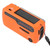 Hand Crank Radio AM FM SW1 SW2 Solar Emergency Weather Radio with LED Flashlight for Outdoor Camping Orange