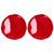 2Pcs Pool Lens Cover Plastic Red Transparent Underwater Light Lens Covers for Spa Lights 19cm
