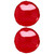 2Pcs Pool Lens Cover Plastic Red Transparent Underwater Light Lens Covers for Spa Lights 19cm