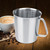 1000ml Stainless Steel Milk Frothing Jug Cup Coffee Milk Pitcher with Scale for Latte Art