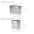 Kitchen Utensil Storage Holder Stainless Steel Fork Chopsticks Storage Organizer Tableware Holder