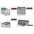 Kitchen Utensil Storage Holder Stainless Steel Fork Chopsticks Storage Organizer Tableware Holder