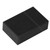 Aluminum Cigarette Case Brushed Cigarette Box Waterproof Exquisite Portable for MenBlack