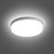 LEDs Ceiling Light Flush Mounting 18W Round Ceiling Lamp for Kitchen Bedroom Hallway (6500-7000K White Light)