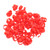 100pcs Poultry Feet Rings PP Plastic Reusable Chicken Duck Goose Leg Bands for Identification Red 20mm/0.8in