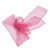 10Pcs Organza Banquet Chair Sash Exquisite Chair Bows Sashes for Wedding Party DecorationRose Red