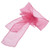 10Pcs Organza Banquet Chair Sash Exquisite Chair Bows Sashes for Wedding Party DecorationRose Red