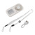 Hand Held Cooling Fan USB Charging 2000mAh Foldable Semiconductor Mini Handheld Fan for Desk