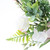 Iron Flower Plant Wall Hanging Wreath Artificial Wreath Silk Fabric Hanging Door Wreath for Living Room Bedroom Wedding