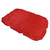 Outdoor Swing Canopy Silver Coated Oxford Cloth Waterproof Swing Chair Top Cover for Garden Sun Shade Accessory Red