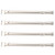 4Pcs Stainless Steel Grill Burners Tube Replacement Accessories Fit for Charbroil