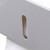 Wall Mounted Tissue Box Dual Paper Outlet Waterproof and Moistureproof Tissue Rack for Bathroom Grey