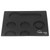 Coffee Tampers Mat Portable PVC Polished Back Antiskid Coffee Tamping Pad for Bar Cafe Home Black