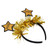 Cute Christmas Star Shaped Hair Hoop Fracture Resistance Star Shape Headband for FestivalGold 2022