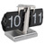 Retro Digital Flip Down Clock Battery Powered Flip Desk Clock with LED Ambient Light for Home Office Decor Black