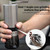 Manual Coffee Bean Grinder CNC Stainless Steel Hand Coffee Mill 5 Adjustable Settings Portable Hand Crank Burr Grinder for Drip Coffee / Espresso / French Press Perfect for Home Office and Camping
