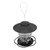 Bird Feeder 1L Durable ABS Easy Filling Transparent Container Portable Pavilion Design Hanging Bird Feeder