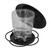 Bird Feeder 1L Durable ABS Easy Filling Transparent Container Portable Pavilion Design Hanging Bird Feeder