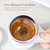380mL Self Stirring Mug with Lid Automatic Magnetic Stirring Coffee Cup Electric Stainless Steel Self Mixing Coffee Cup for Coffee Milk Cocoa Hot Chocolate