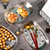 Camping Tinplate Outdoor Dinner Plate Multifunctional Kitchenware European Cutlery Portable Picnic Bowl Coffee Pattern
