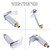 Waterfall Faucet Sink Waterbasin Tap Stainless Steel Chrome plated for Bathroom w 2 Hoses