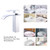 Waterfall Faucet Sink Waterbasin Tap Stainless Steel Chrome plated for Bathroom w 2 Hoses