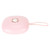 Vibrating Digital Alarm Clock Portable LED Electronic Digital Alarm Clock for Heavy Sleepers Students Children Rose Pink