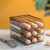 Refrigerator Preservation Storage Box Rolling Multilayer Transparent Egg Storage Box for Kitchen Three Layers
