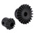 2pcs Black Steel Beekeeping Honey Extractor Gear Accessory Beekeeper Tool