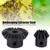 2pcs Black Steel Beekeeping Honey Extractor Gear Accessory Beekeeper Tool