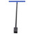 Steel Water Meter Key Wrench Multifunction T Handle Curb Key With 4 Way Utility Tool for Valves Faucets Blue