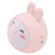 Cute Night Light 3 Gear Stepless Dimming Touch Sensing USB Rechargeable Bedside Lamp Pink