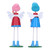 Wooden Dolls Home Bookcase Decoration Desktop Ornament Wedding Gift Wooden Craft