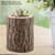 Wood Timber Pile Candle Holder Stand Candlestick Log Flowerpot Ornament Decor(Three piece)