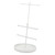Jewelry Organizer Stand Telescopic 3 Tier Detachable Jewelry Display Rack with Base Plate for Necklace Bracelet Earrings