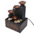 USB Tabletop Water Fountain Wealth Attracting Feng Shui Running Water Ornaments Crafts With LED Lights for Home Living Room