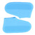 Waterproof Shoes Cover Silicone Non Slip Rain Shoe Covers Reusable Unisex Shoe Protector Overshoes for Outdoor Blue L