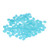 Outdoor Luminous Stones Colorful Fluorescent Luminous Pebbles for Dark Garden Courtyard Walkway Garden Trails 200 / Bag Light Blue