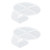 Nail Art Palette Acrylic Material High Transparency Handle Design Simple Operation Makeup Mixing Tray