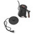 Pour Over Gooseneck Kettle Multifunctional SUS 304 Long Narrow Spout Electric Coffee Pot for Tea Coffee Milk for Home Coffee Shop 800ml US Plug 110V 1000W