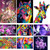 Diamond Painting DIY 5D Purple Elf Diamond Painting Cube Round Shape Full Drilled Diamond Paintings Kits Arts Craft for Room Wall Decoration